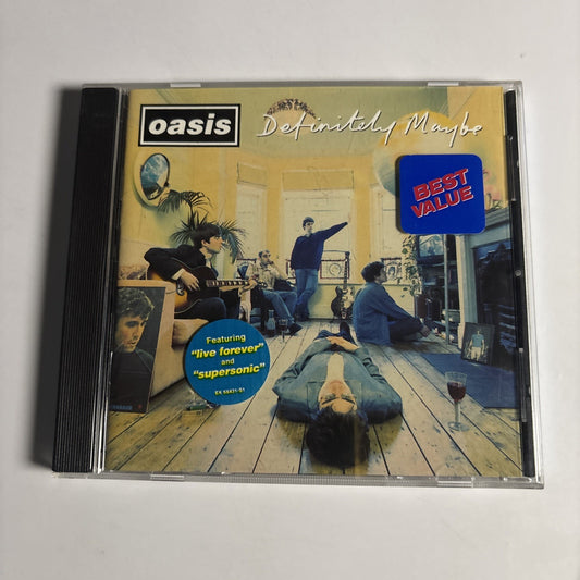 Oasis – Definitely Maybe (CD, 1994) US EK 66431
