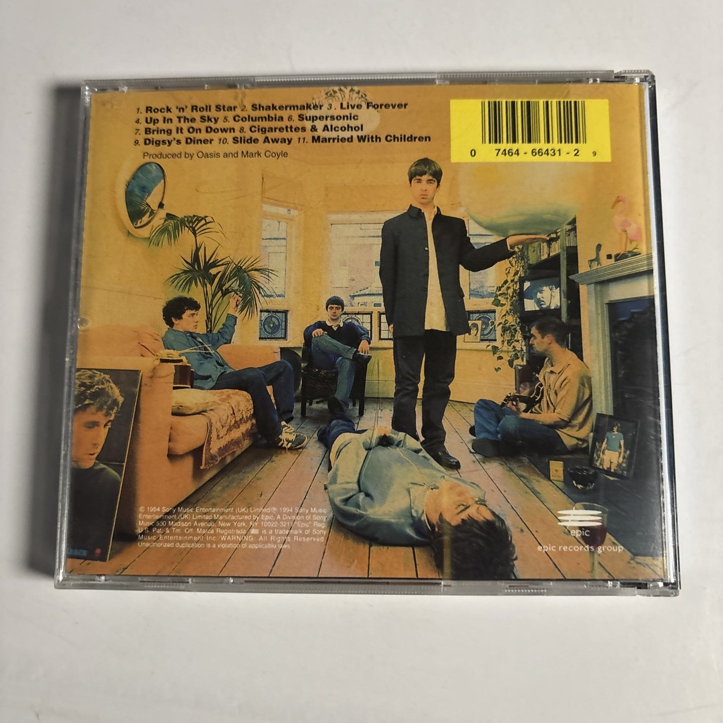 Oasis – Definitely Maybe (CD, 1994) US EK 66431