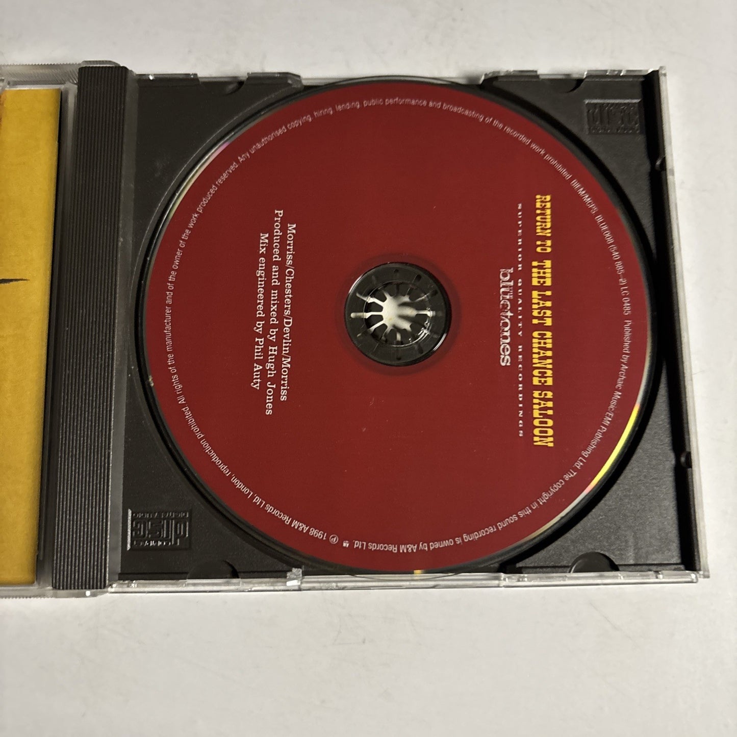 The Bluetones – Return To The Last Chance Saloon (CD, 1998) UK BLUED008