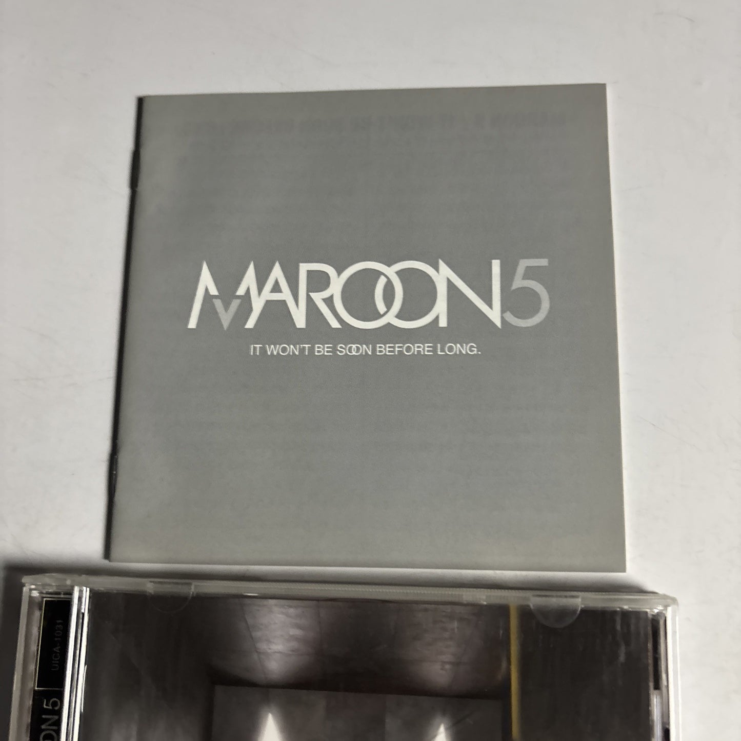 Maroon 5 – It Won't Be Soon Before Long (CD, 2007) Japan UICA-1031