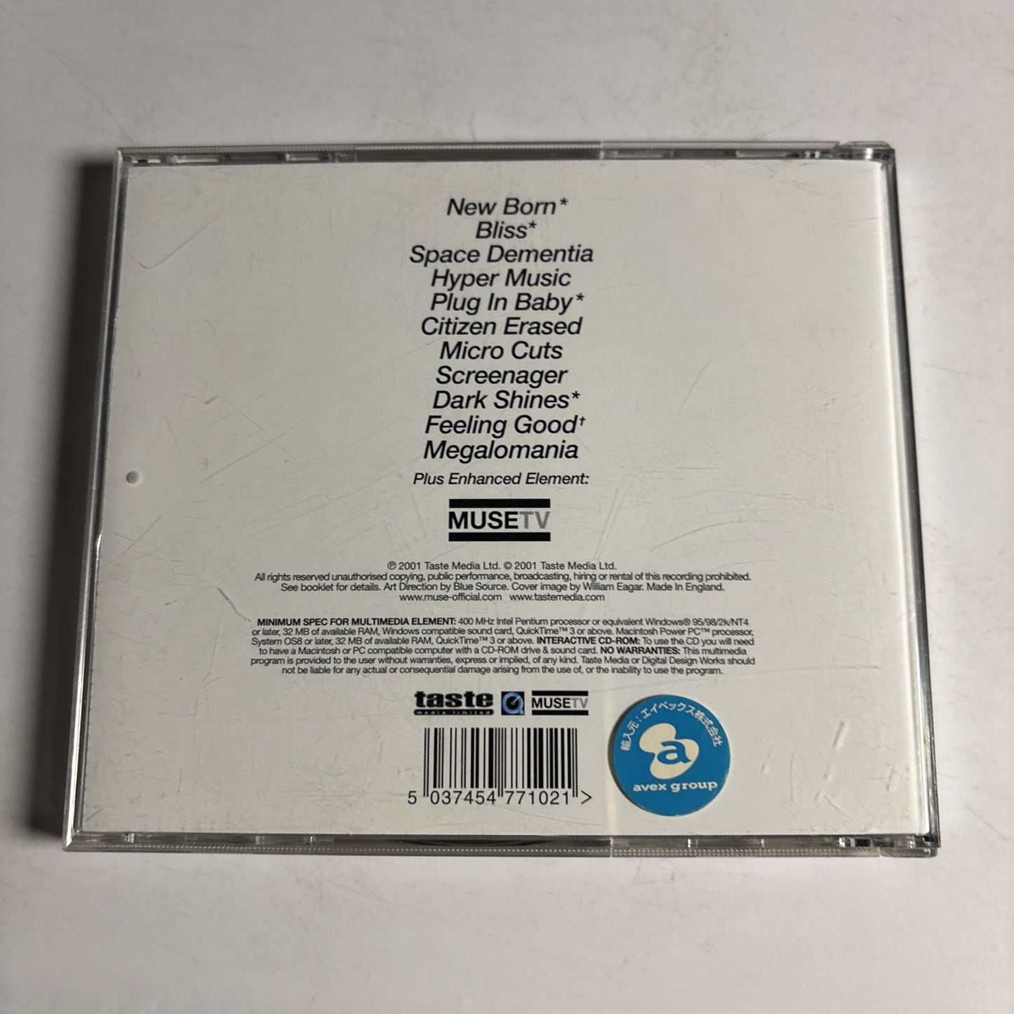 Muse – Origin Of Symmetry (CD, 2001) UK TMCD1002