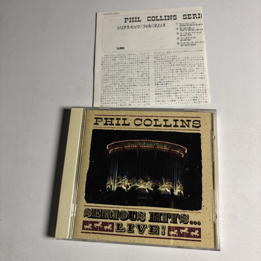 Phil Collins – Serious Hits...Live! (CD, 1990) Japan WMC5-220