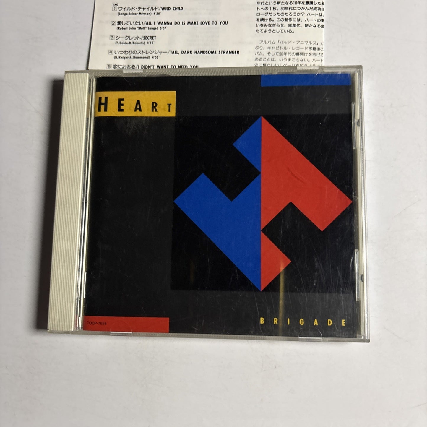 Heart – Brigade (CD, 1993) Japan TOCP-7634