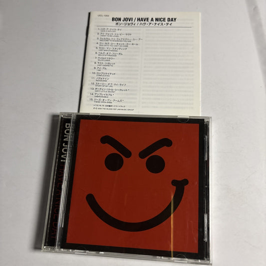Bon Jovi – Have A Nice Day (CD, 2005) Japan UICL-1053
