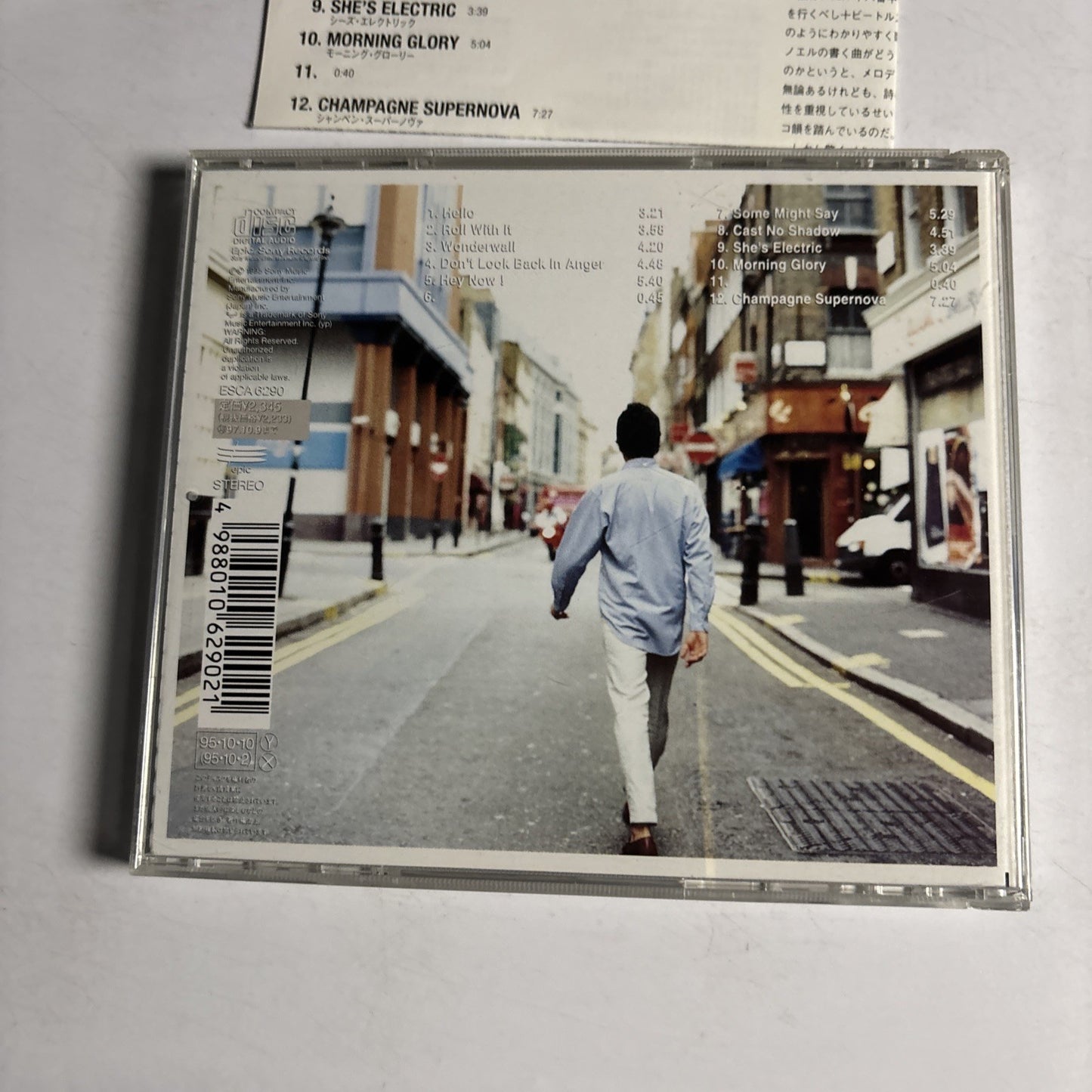 Oasis  – (What's The Story) Morning Glory? (CD, 1995) Japan ESCA 6290