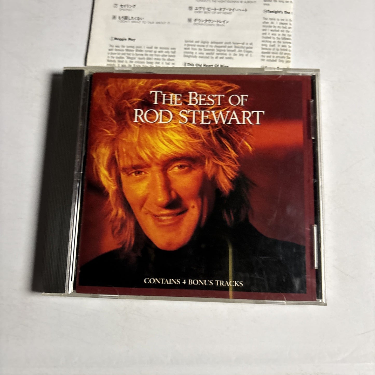 Rod Stewart – The Best Of Rod Stewart (CD, 1989) Japan 22P2-3116