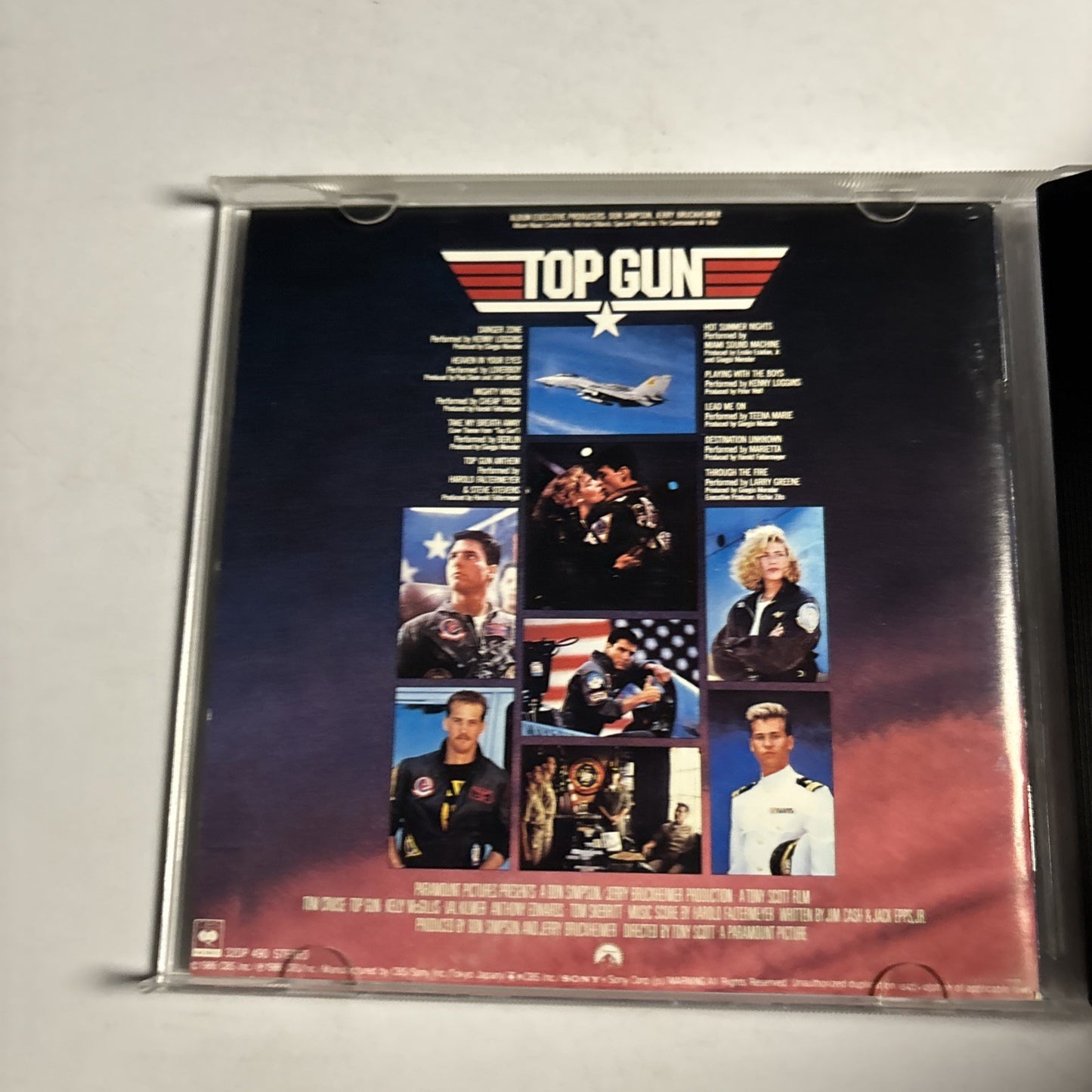 Top Gun - Original Motion Picture Soundtrack (CD, 1986) Japan 32DP 490