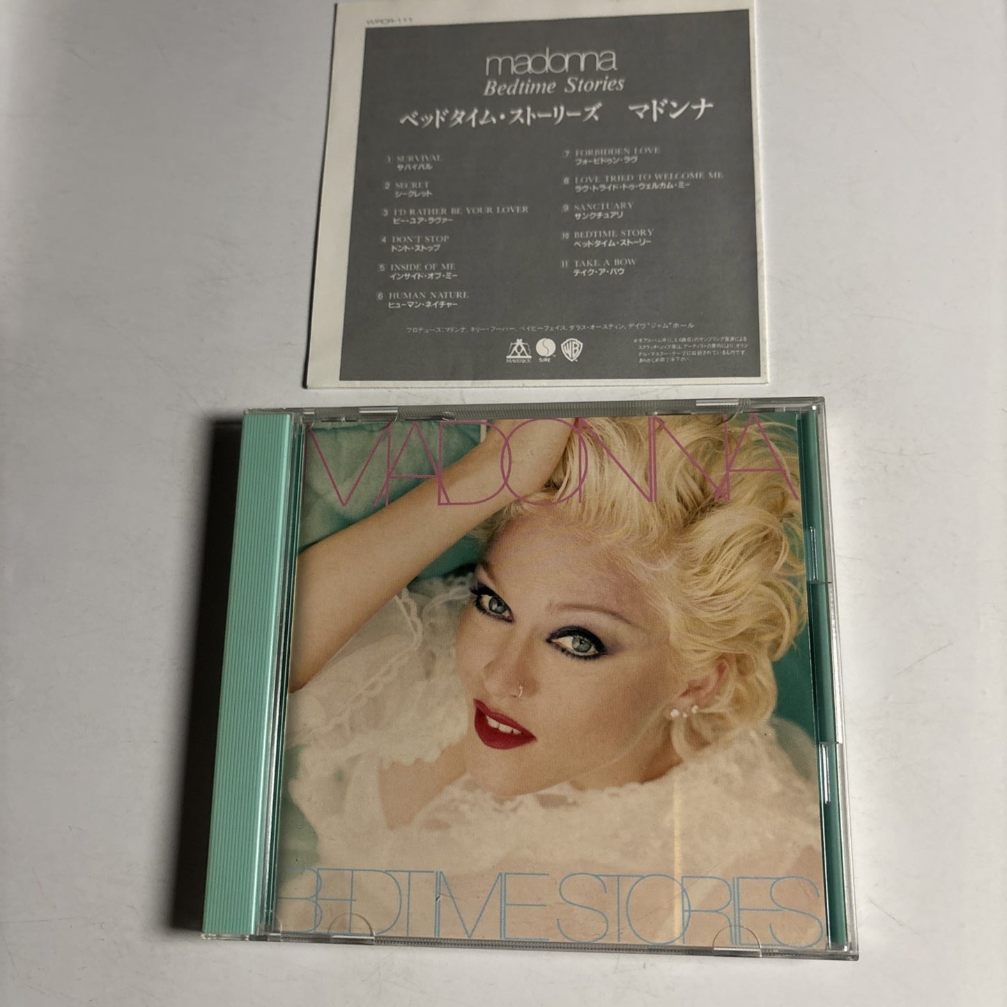 Madonna – Bedtime Stories (CD, 1994) Japan WPCR-111