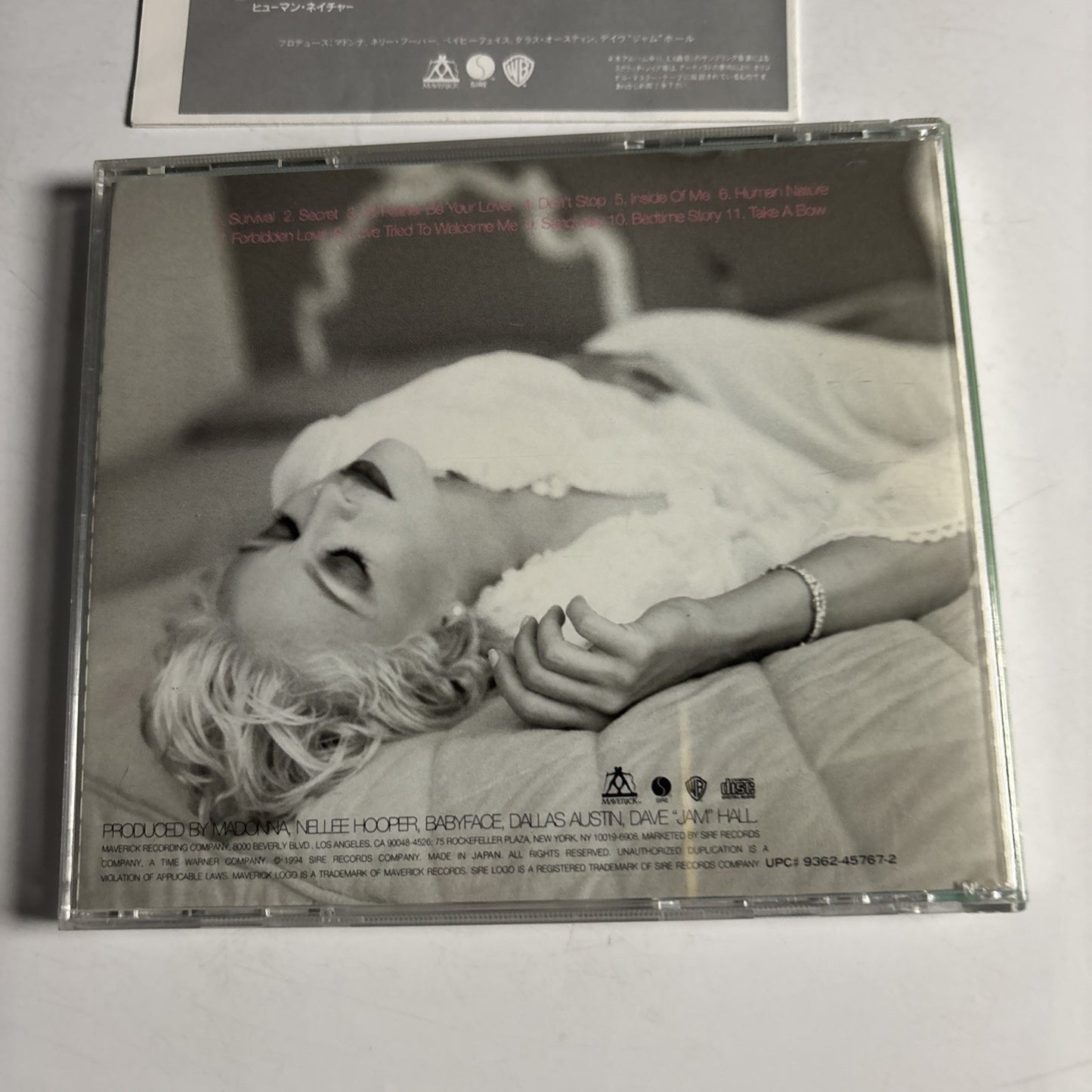 Madonna – Bedtime Stories (CD, 1994) Japan WPCR-111