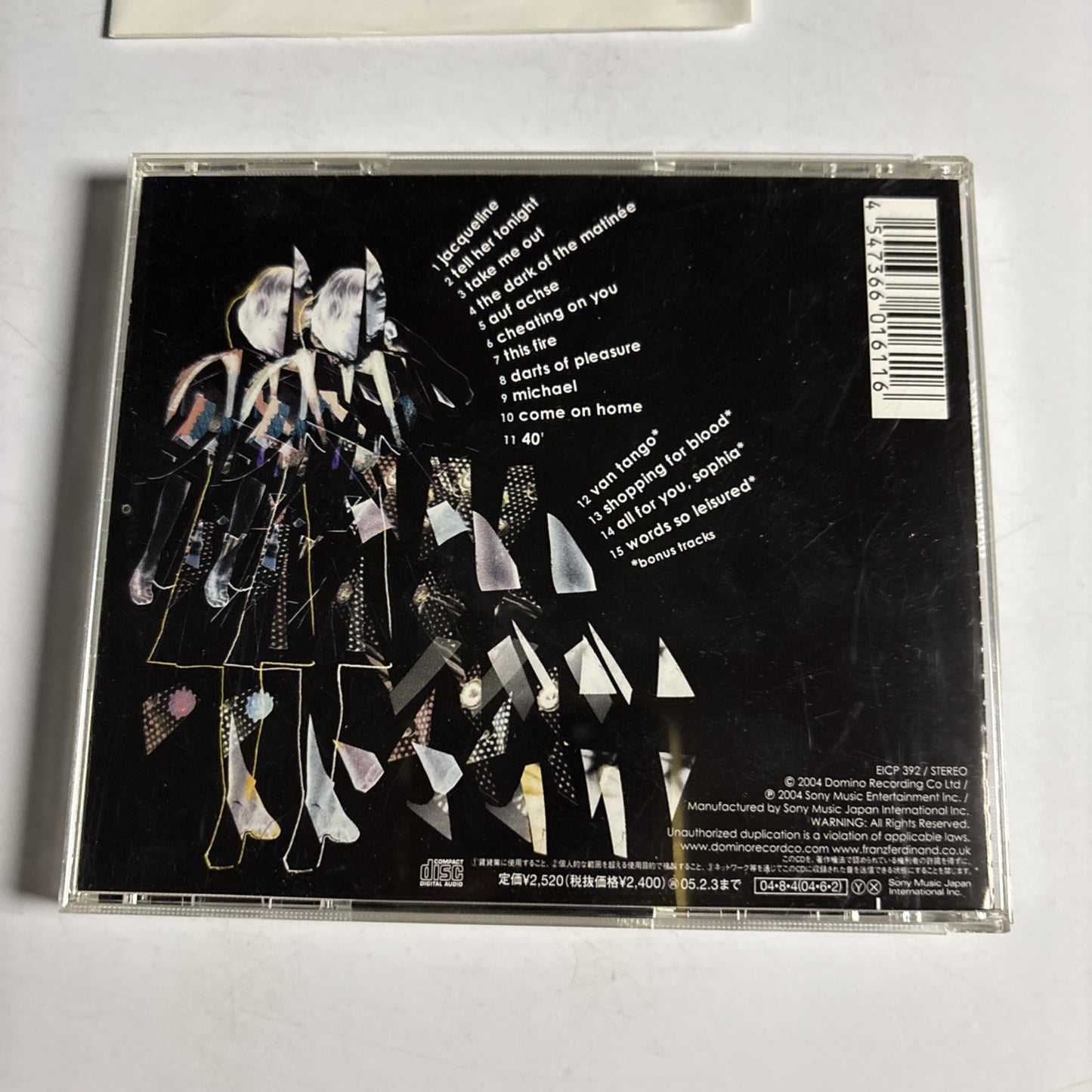 Franz Ferdinand – Franz Ferdinand (CD, 2004) Japan EICP 392