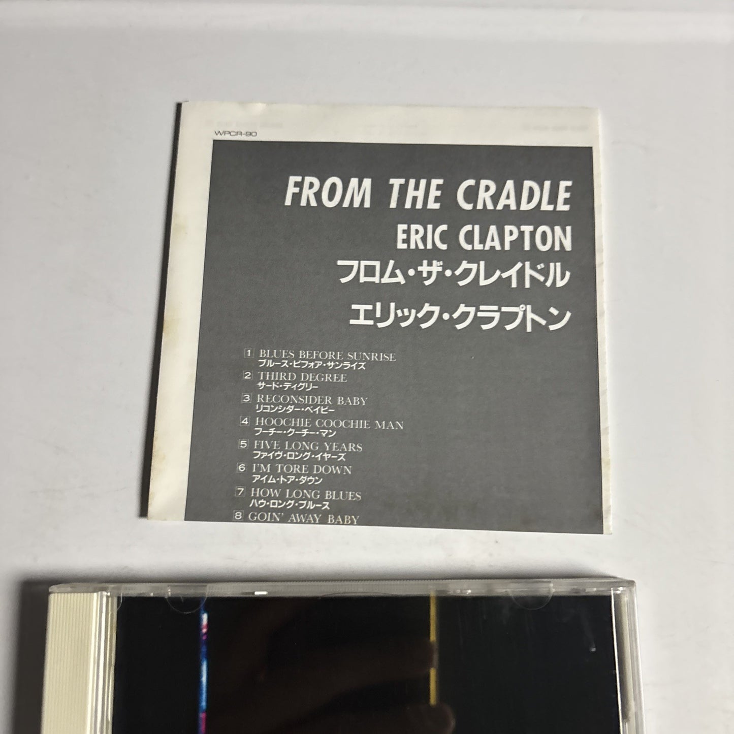 Eric Clapton – From The Cradle (CD, 1994)  Japan WPCR-90