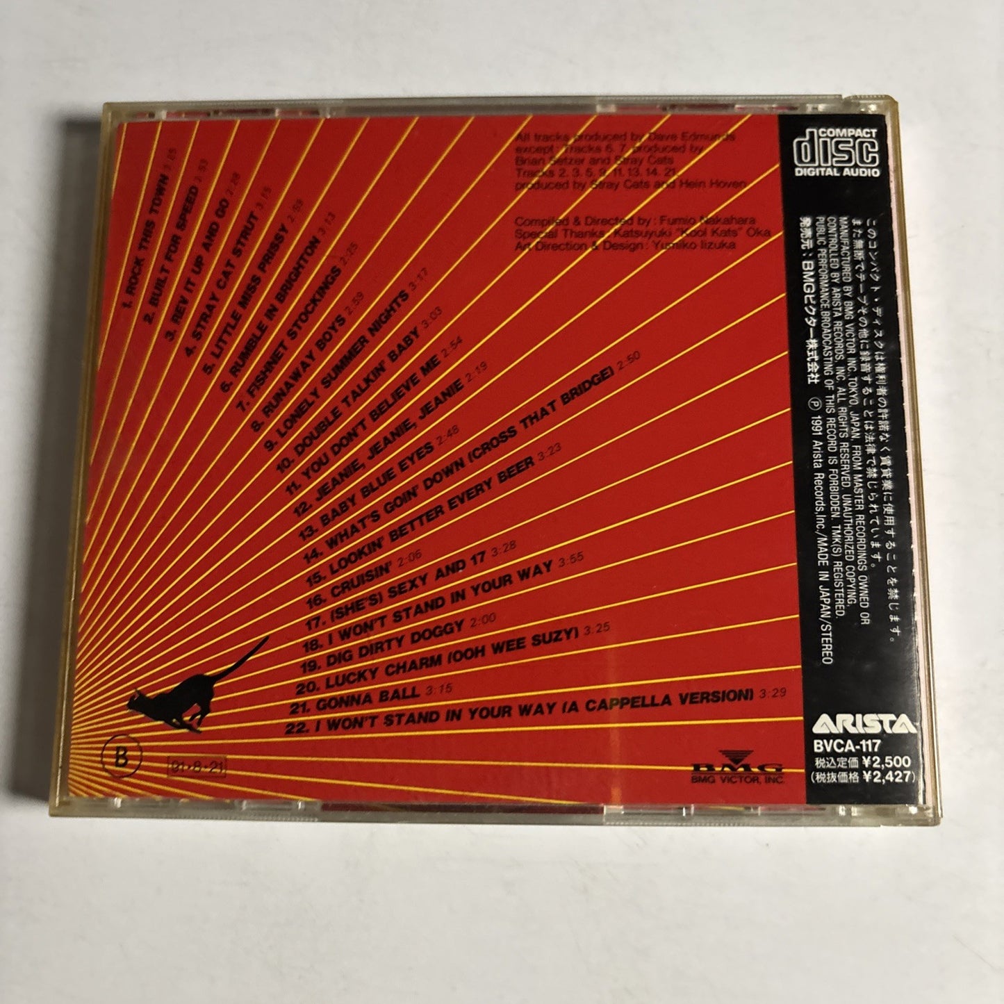 Stray Cats – The Best Of The Stray Cats ~ Ultimate Selection (CD, 1991) Japan