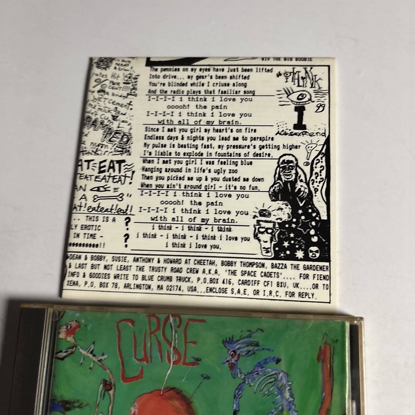 Alien Sex Fiend – Curse (CD, 1991) Japan TFCK-88542