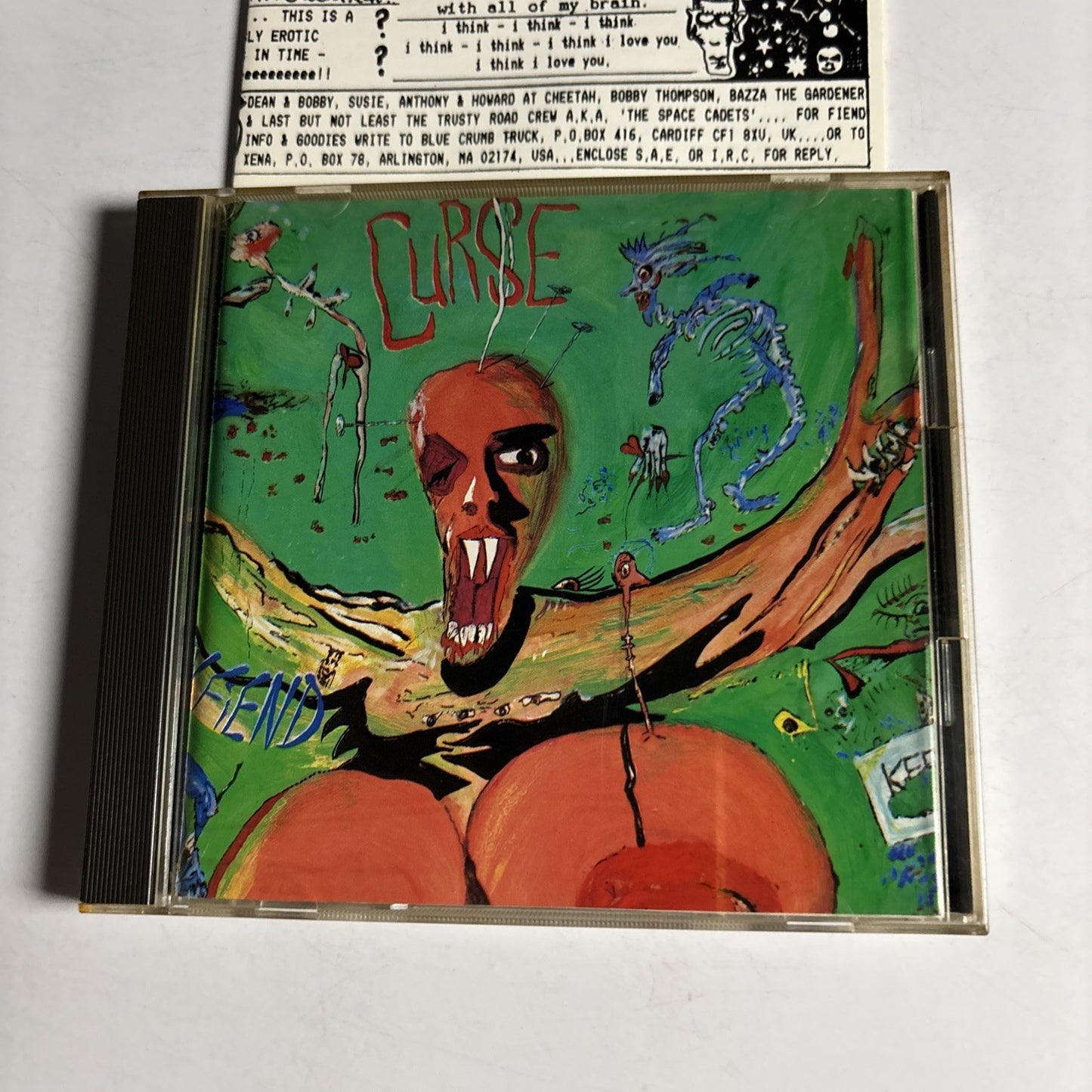 Alien Sex Fiend – Curse (CD, 1991) Japan TFCK-88542