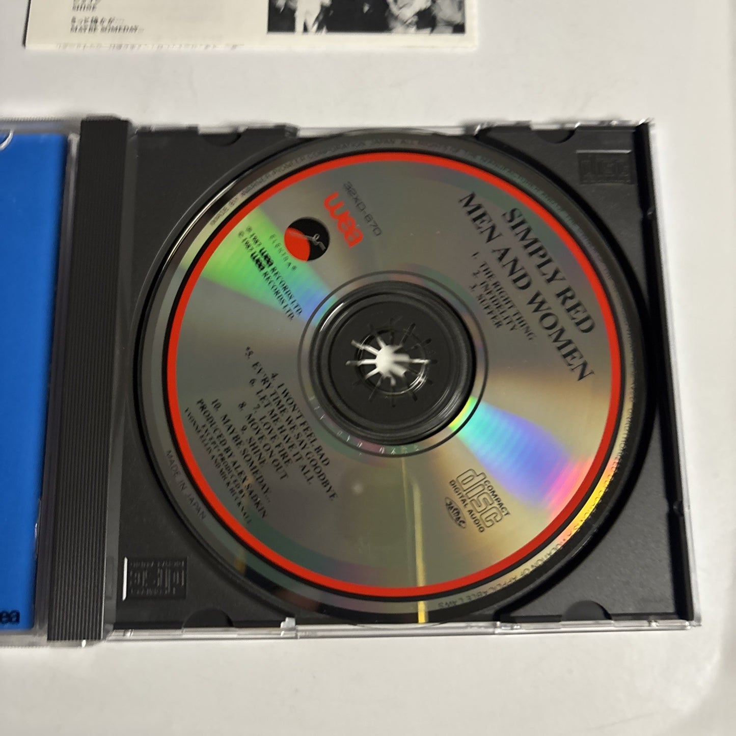 Simply Red – Men And Women (CD, 1987) Japan 32XD-670