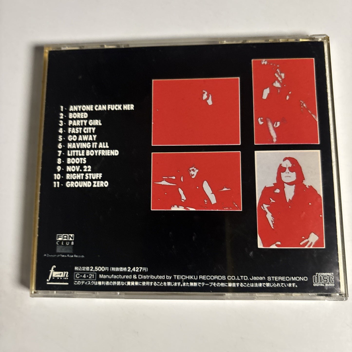 Destroy All Monsters – Live (CD, 1990) Japan TECP-25237