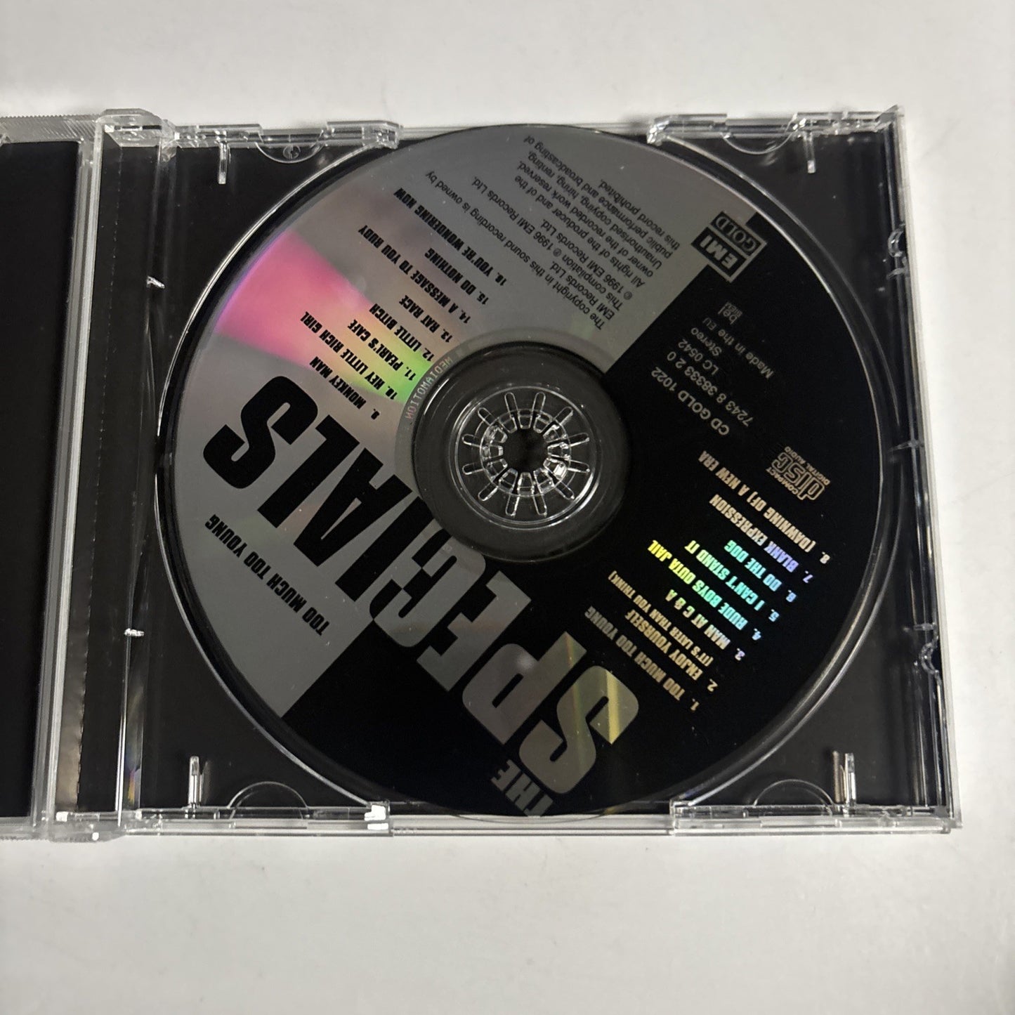 The Specials – Too Much Too Young (CD, 1996) Europe 7243 8 38333 2 0