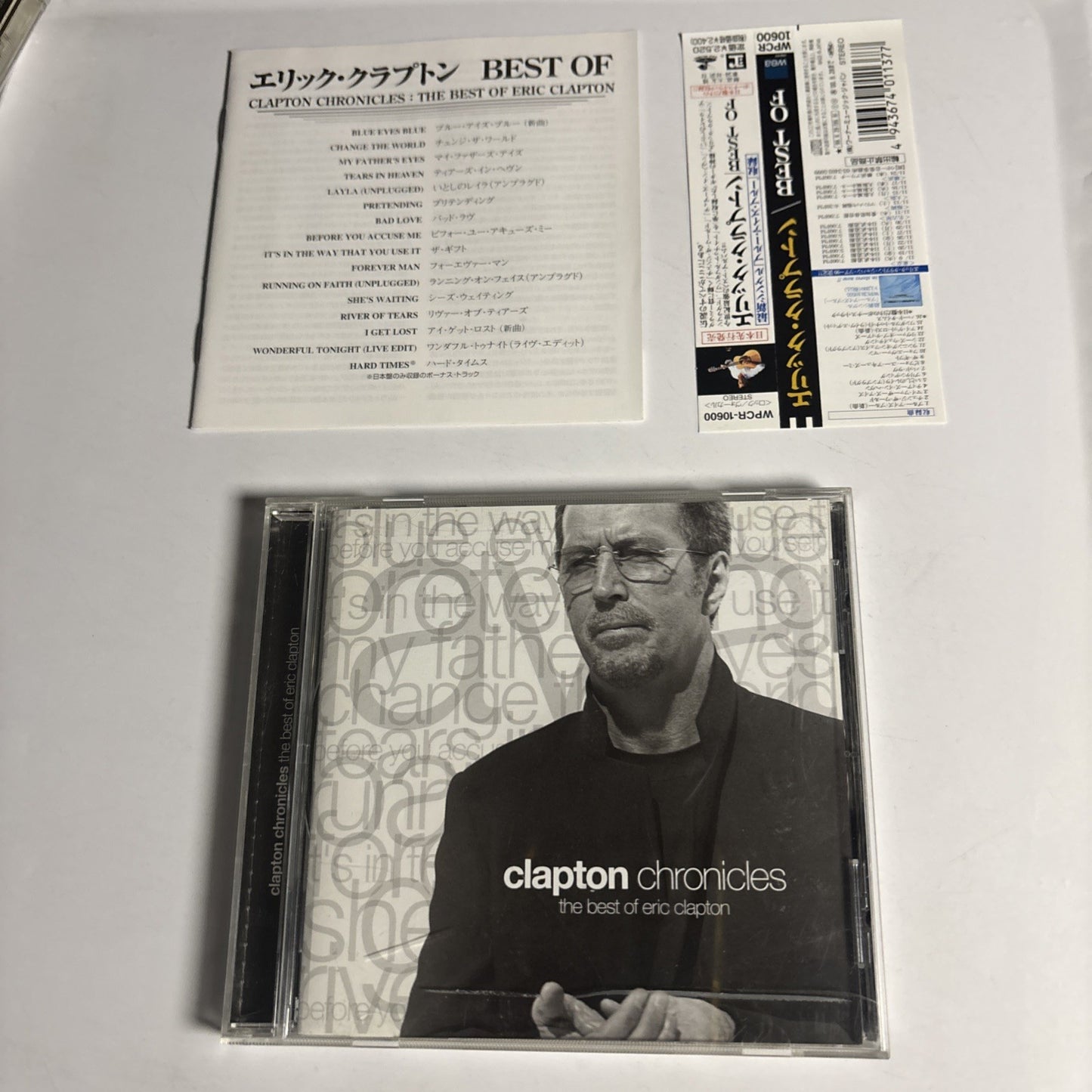 Clapton Chronicles - The Best Of Eric Clapton (CD, 1999) Japan WPCR-10600 obi