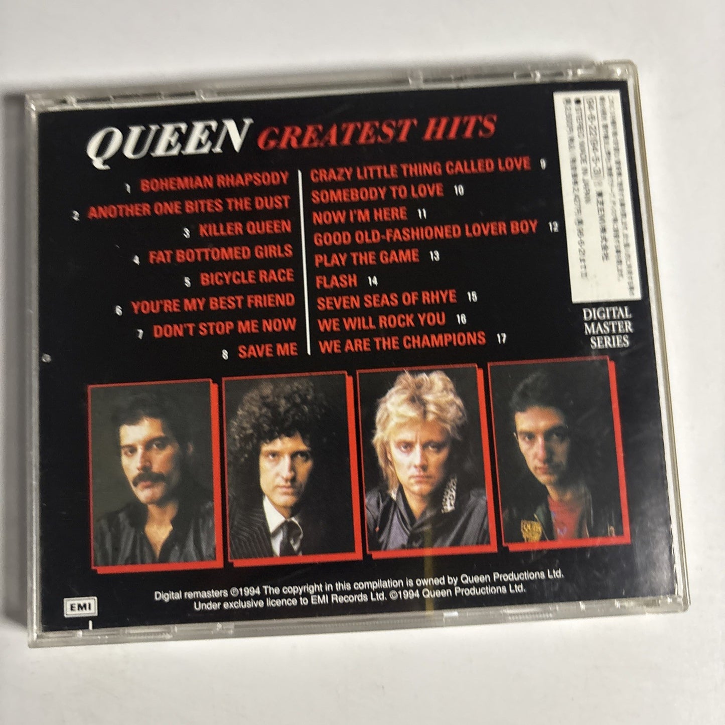 Queen – Greatest Hits (CD, 1994)  Japan TOCP-8284