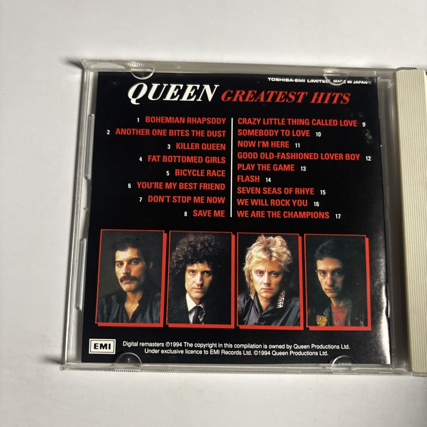Queen – Greatest Hits (CD, 1994)  Japan TOCP-8284