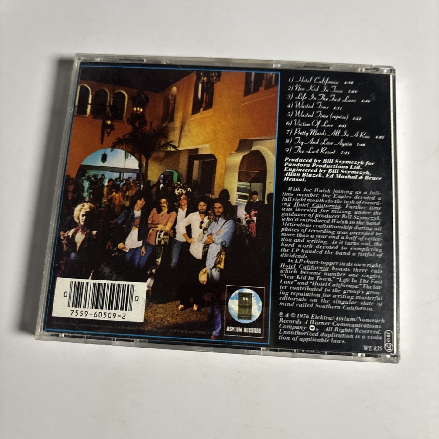 Eagles – Hotel California (CD, 1994)  Germany 7559-60509-2