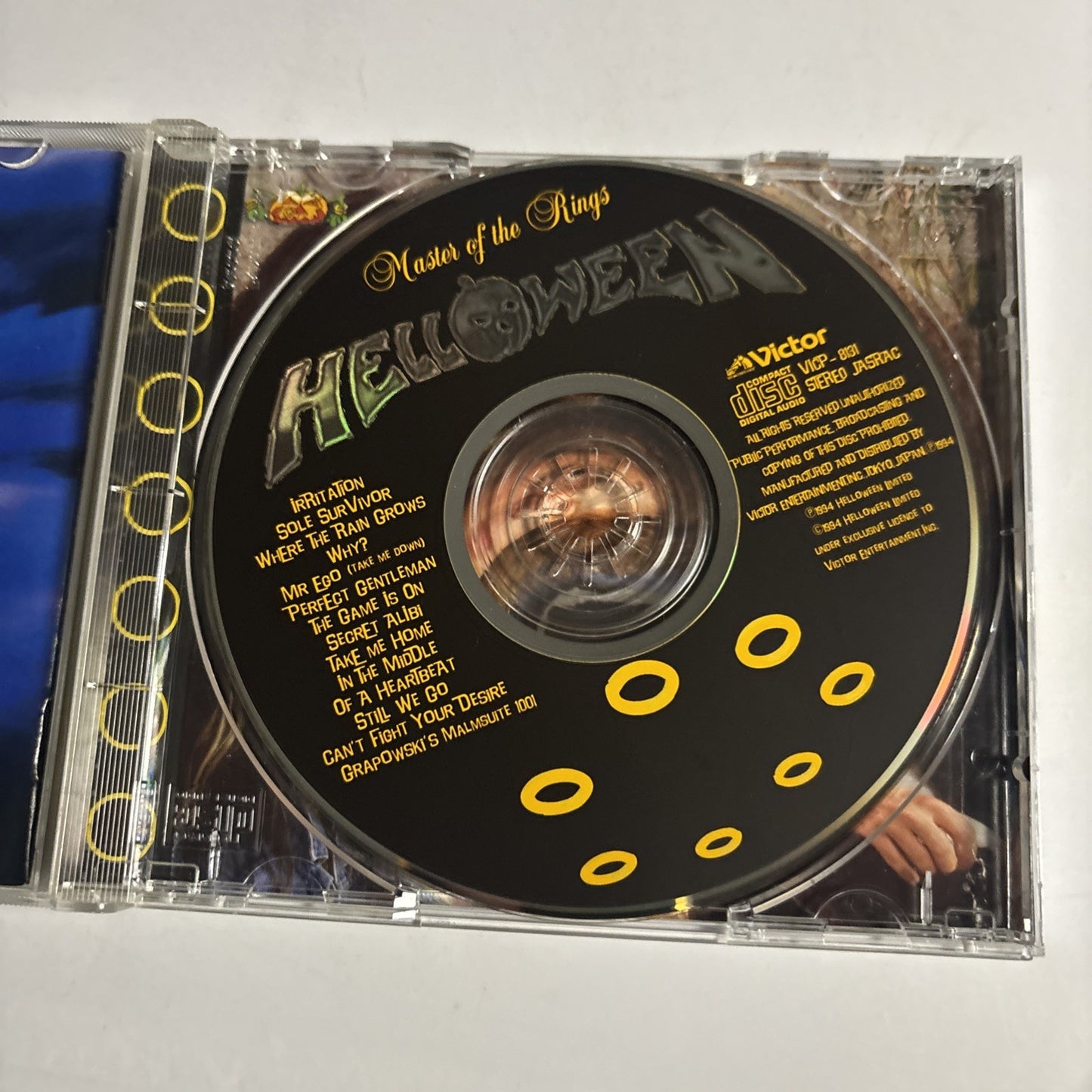 Helloween – Master Of The Rings (CD, 1994) Japan Bonus Track VICP-8131