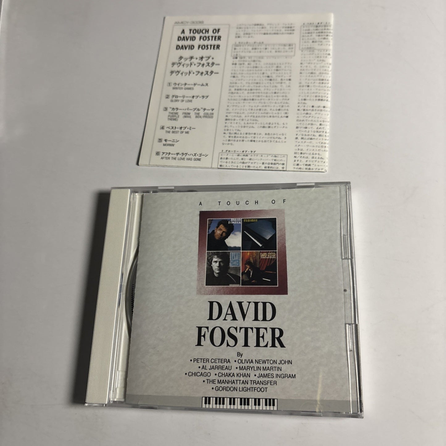 David Foster – A Touch Of David Foster (CD, 1997) Japan AMCY-3038