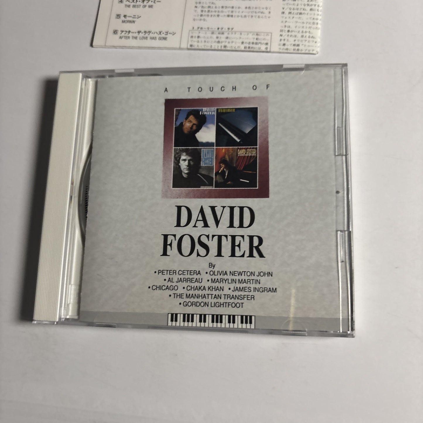 David Foster – A Touch Of David Foster (CD, 1997) Japan AMCY-3038
