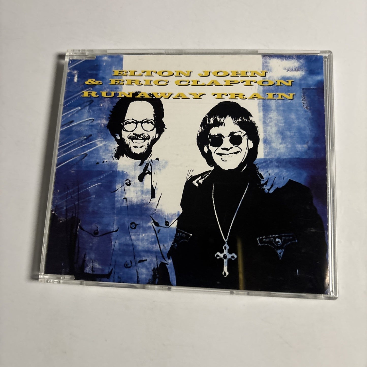 Elton John, Eric Clapton – Runaway Train (CD, 1992) Japan PHCR-8018