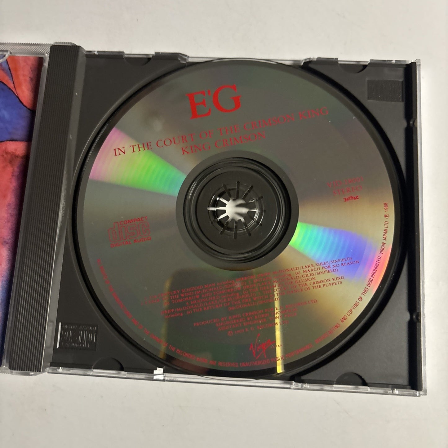 King Crimson – In The Court Of The Crimson King (CD, 1988) Japan VJD-28001