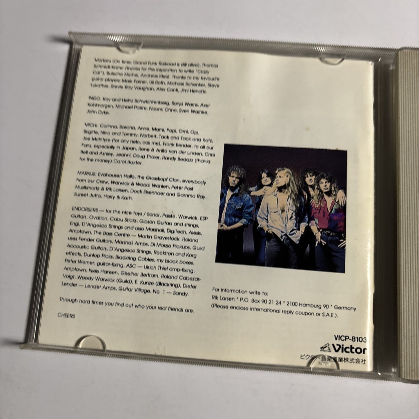 Helloween – Chameleon (CD, 1993) Japan VICP-8103