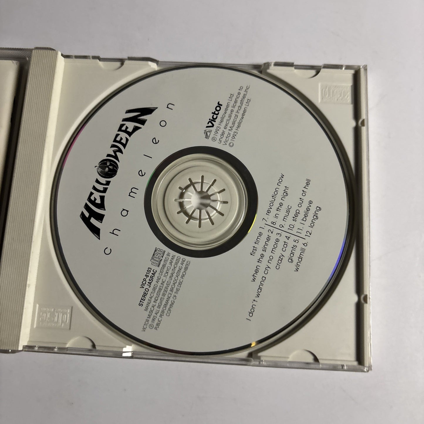 Helloween – Chameleon (CD, 1993) Japan VICP-8103