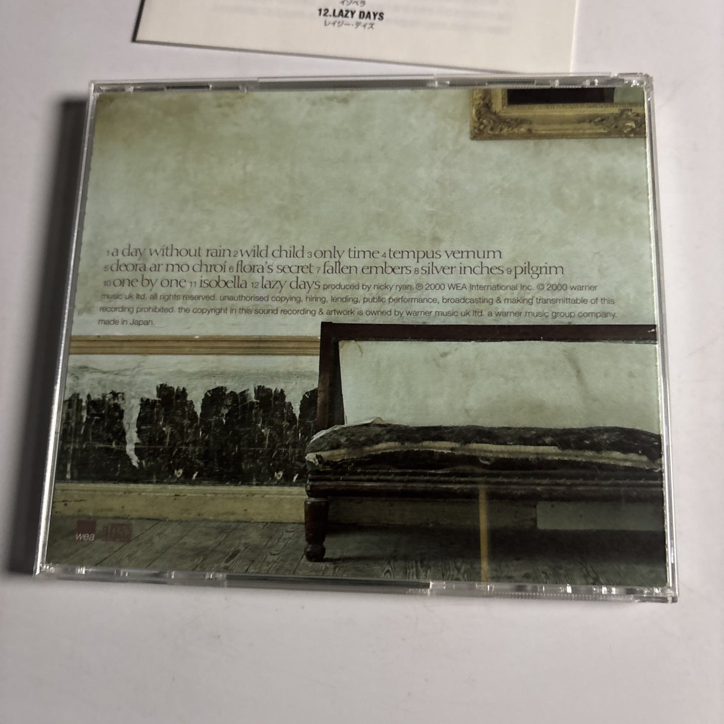 Enya – A Day Without Rain (CD, 2000) Japan WPCR-11000