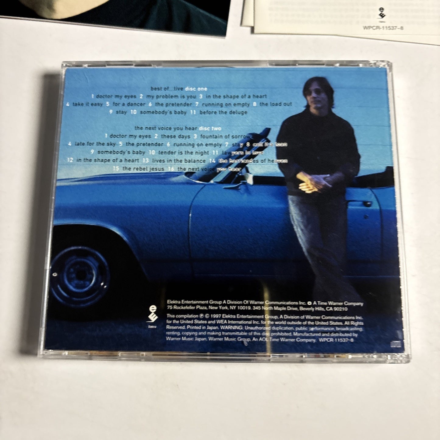 Jackson Browne – Best Of...Live / The Next Voice You Hear Best Of CD 2003 Japan