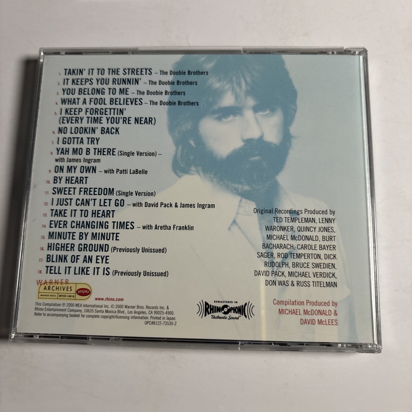 Michael McDonald – The Voice Of Michael McDonald (CD, 2000) Japan WPCR-10818