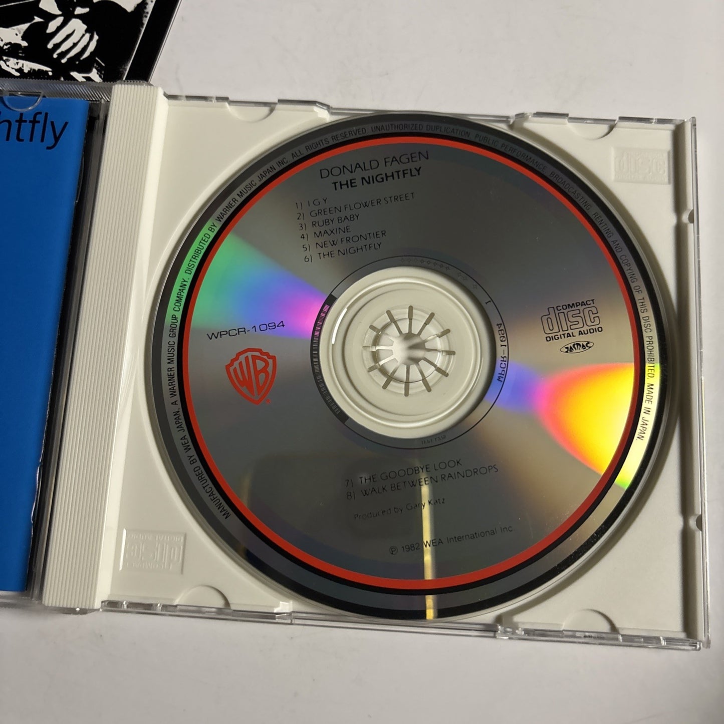 Donald Fagen – The Nightfly (CD, 1997) Japan WPCR-1094