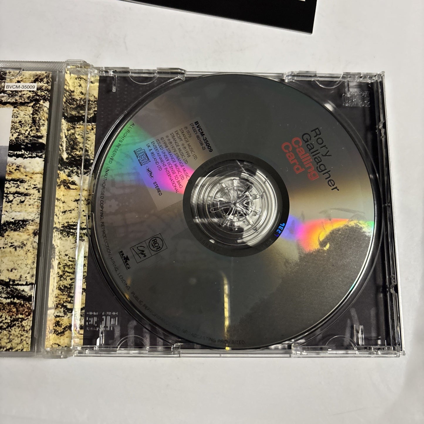 Rory Gallagher – Calling Card (CD, 1999) Japan Bonus Track BVCM-35009