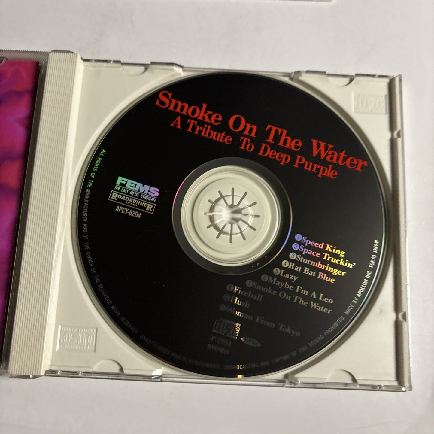 Various – Smoke On The Water: A Tribute To Deep Purple (CD 1994) Japan APCY-8204