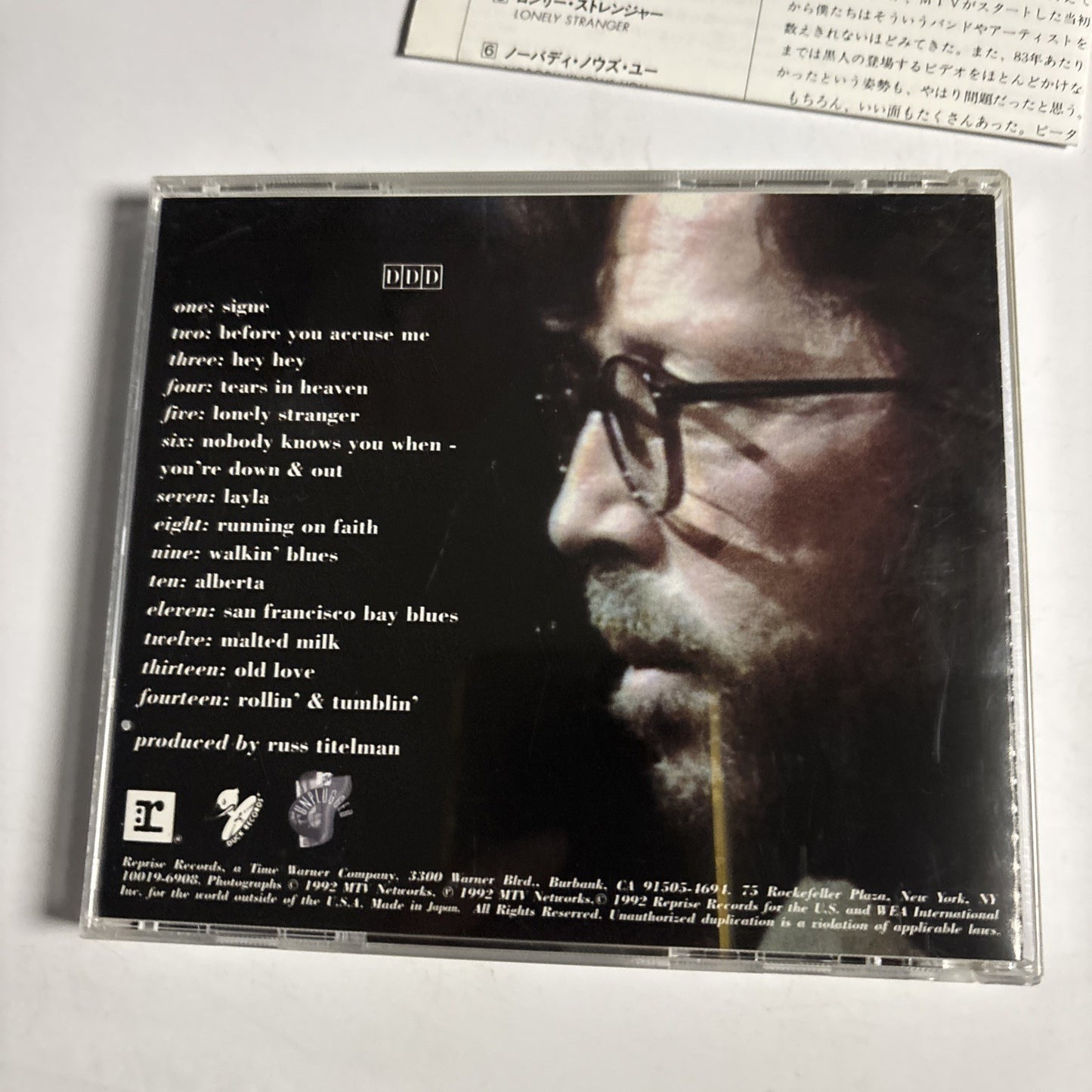 Eric Clapton – Unplugged (CD, 1992)  Japan WPCP-4950