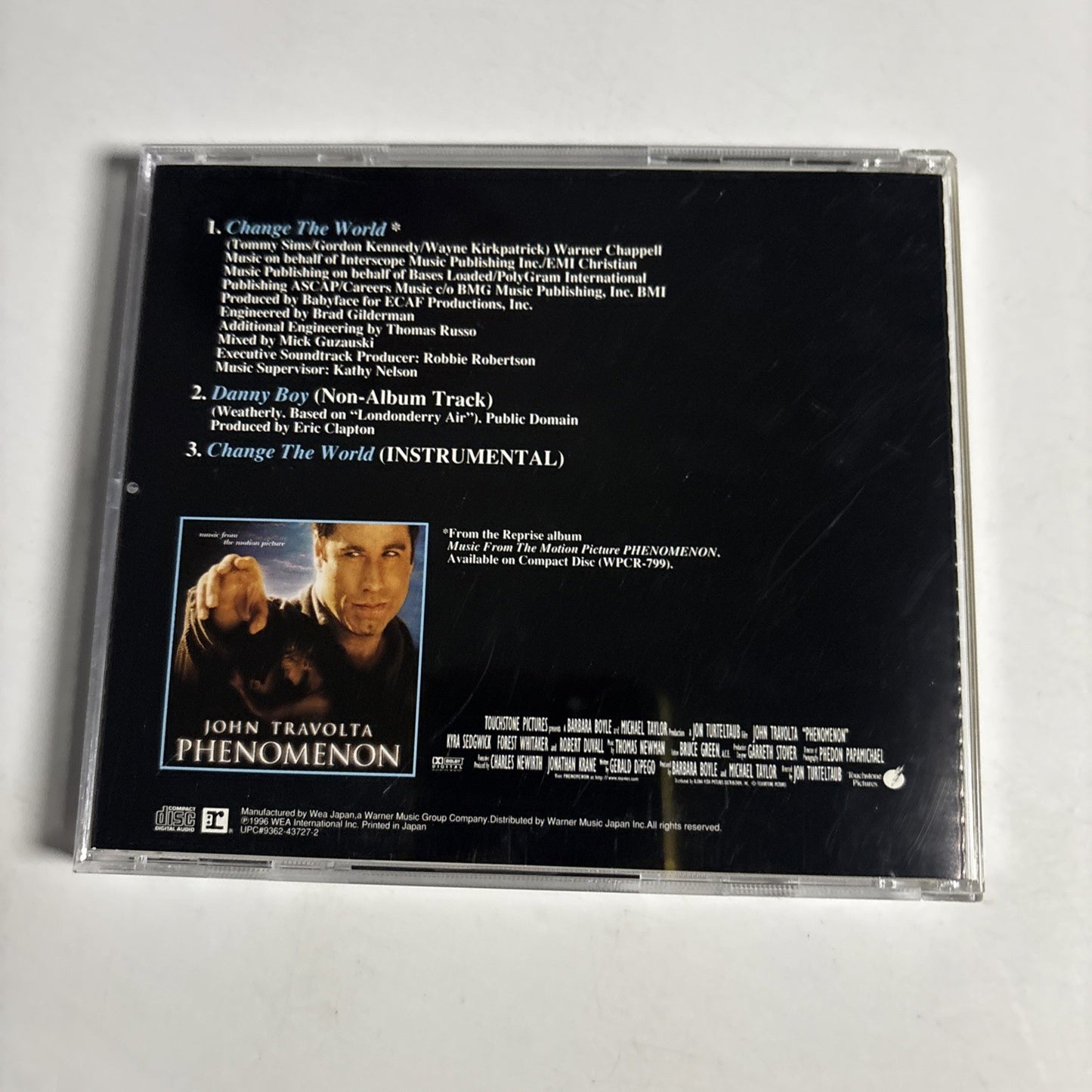 Eric Clapton – Change The World (CD, 1996)  Japan WPCR-810