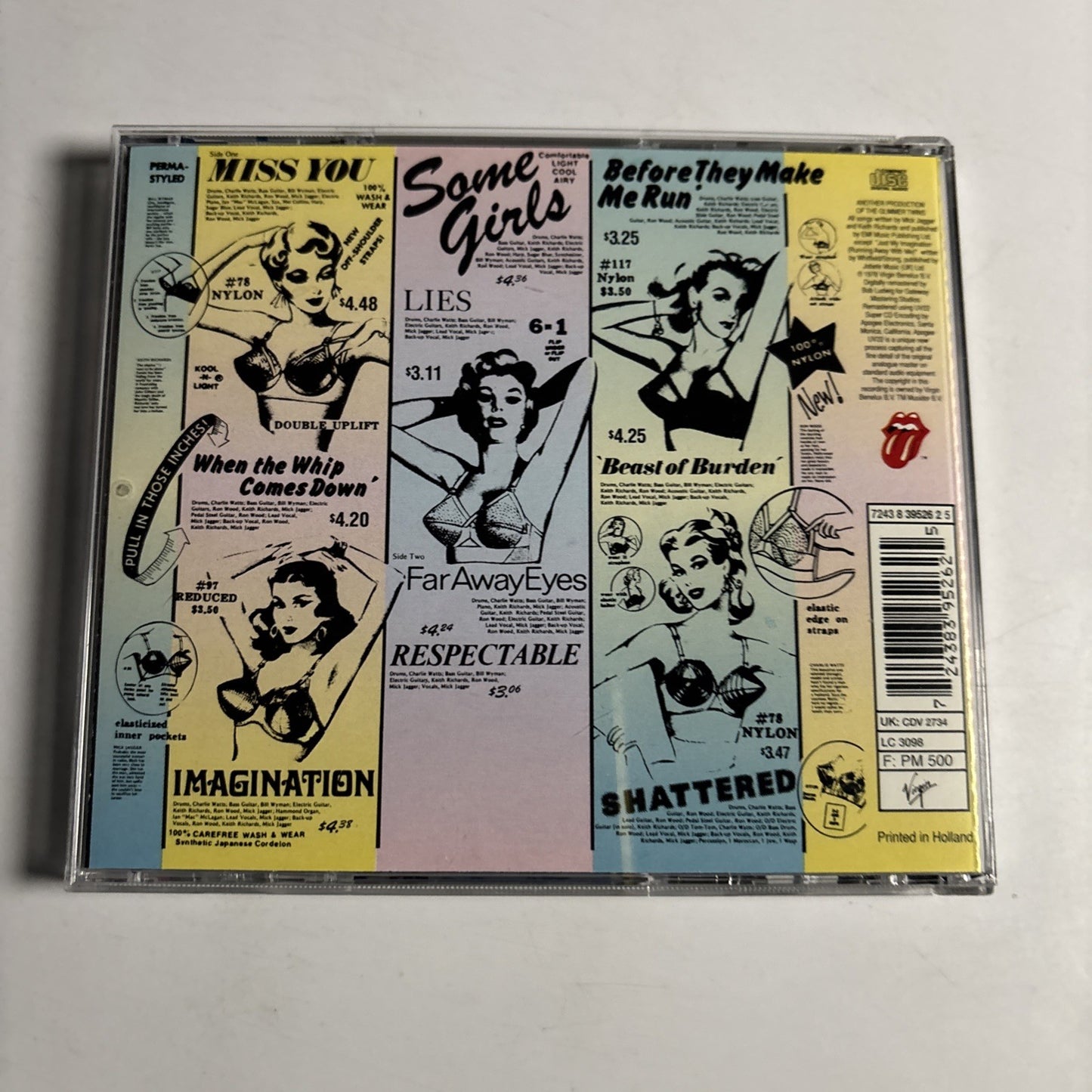 The Rolling Stones – Some Girls (CD, 1994) Europe CDV 2734