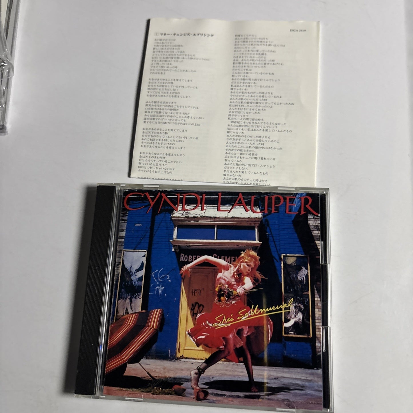 Cyndi Lauper – She's So Unusual (CD, 1996) Japan ESCA 7619