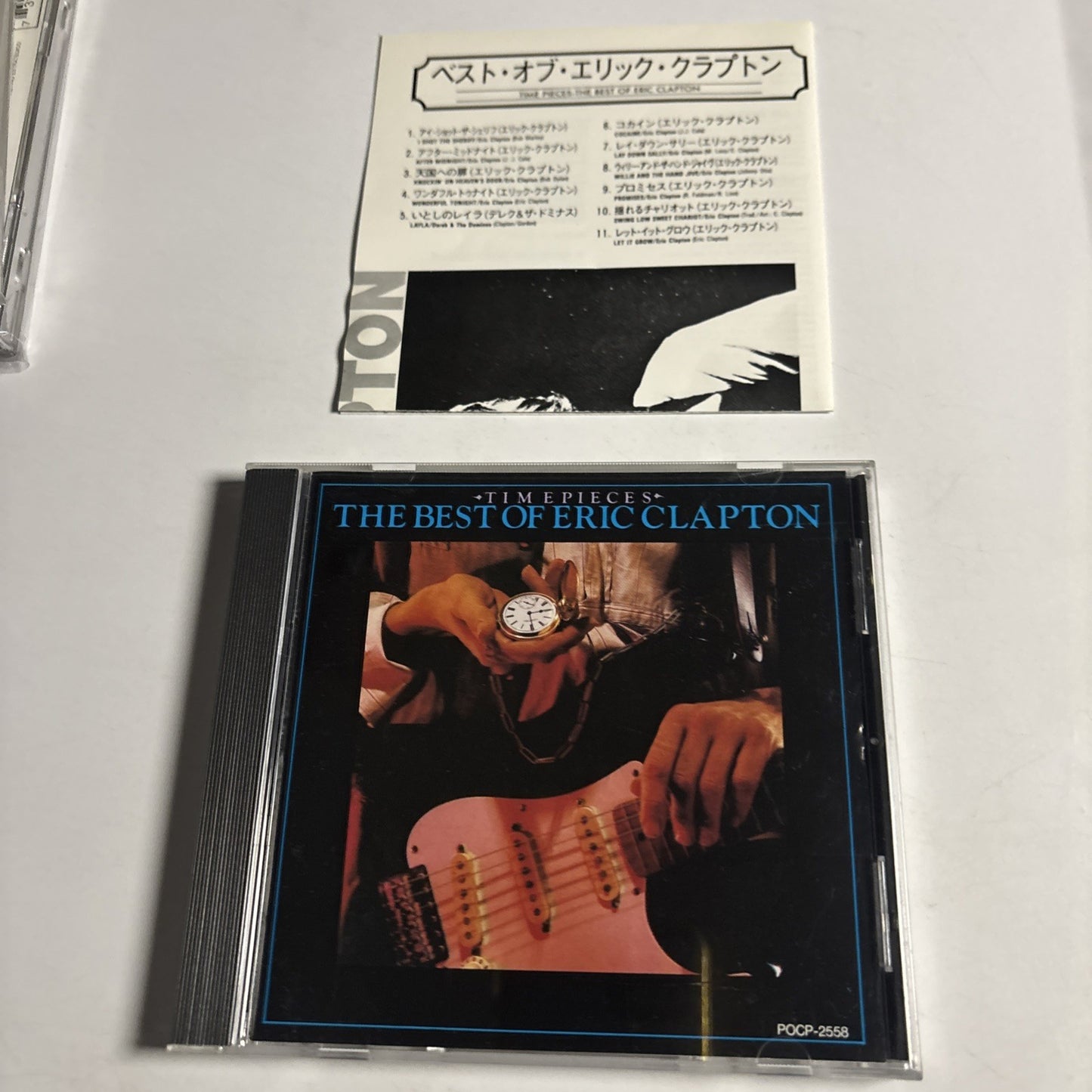 Eric Clapton – Time Pieces - The Best Of Eric Clapton (CD, 1997) Japan POCP-2558