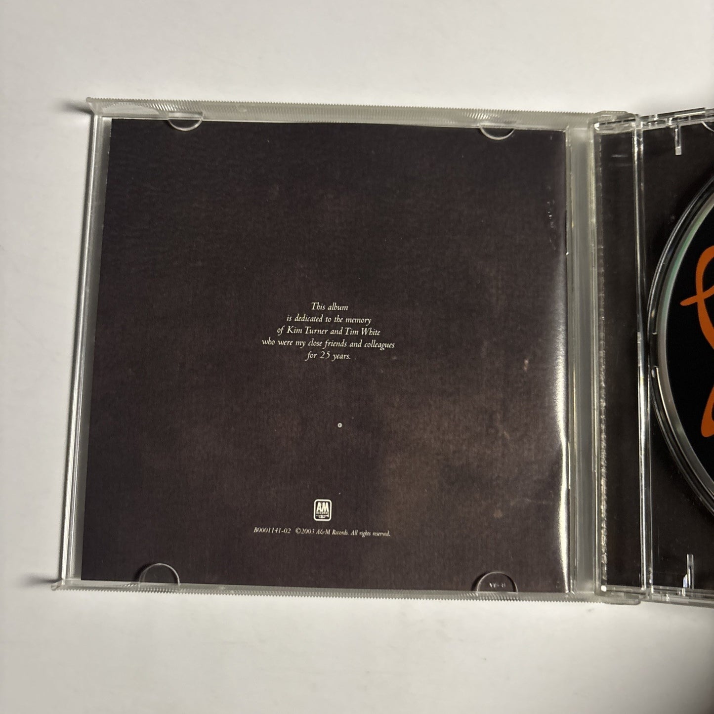 Sting – Sacred Love (CD, 2003) US B0001141-02