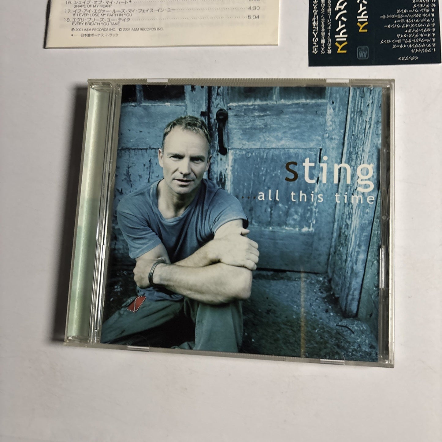 Sting – ...All This Time (CD, 2001) Japan Bonus Track Obi UICA-2002