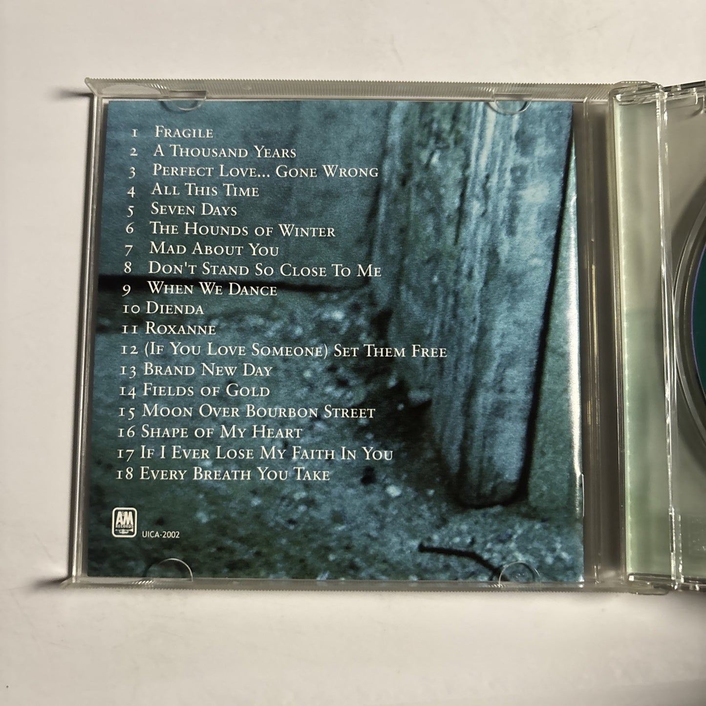 Sting – ...All This Time (CD, 2001) Japan Bonus Track Obi UICA-2002