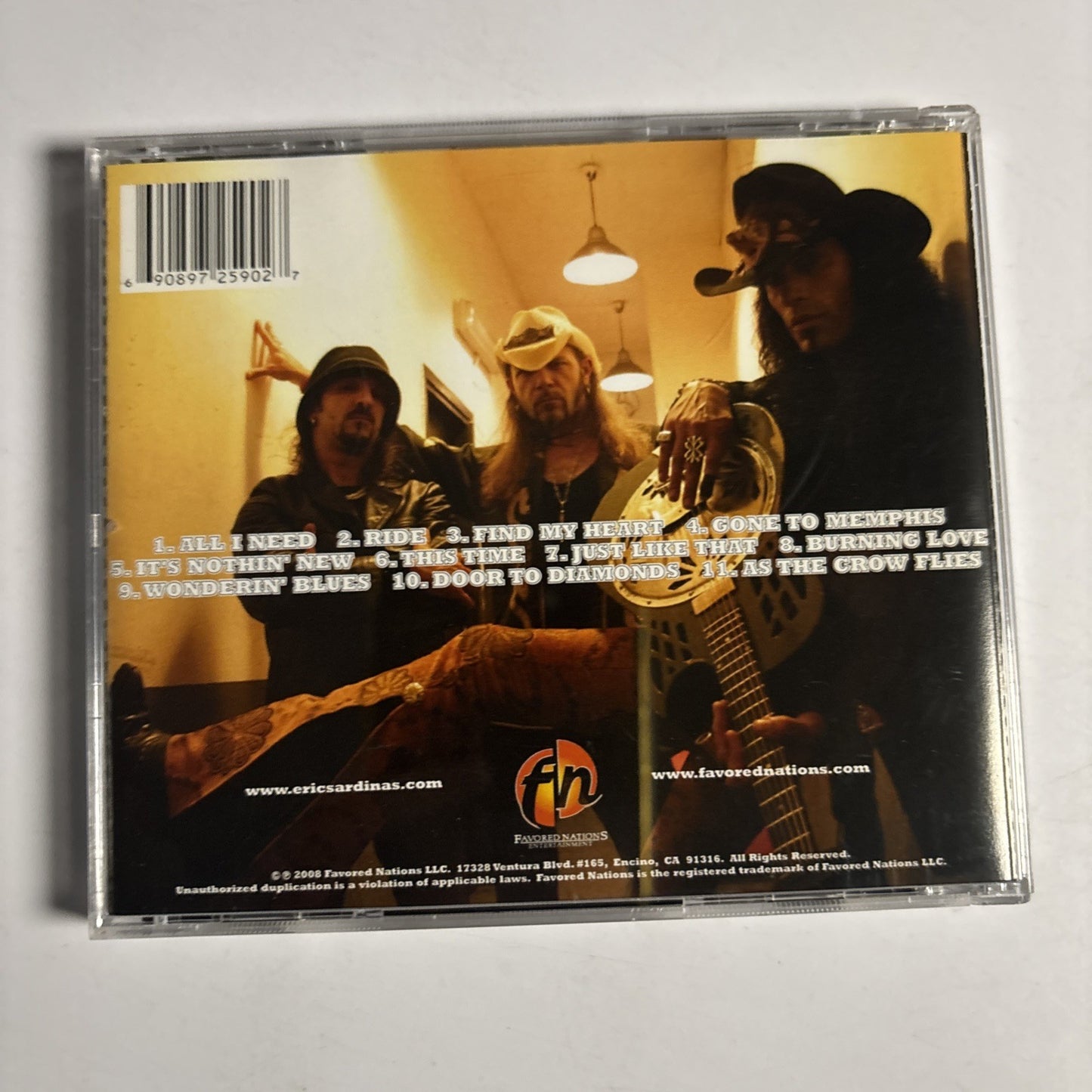 Eric Sardinas And Big Motor – Eric Sardinas And Big Motor (CD, 2008) US FN2590-2