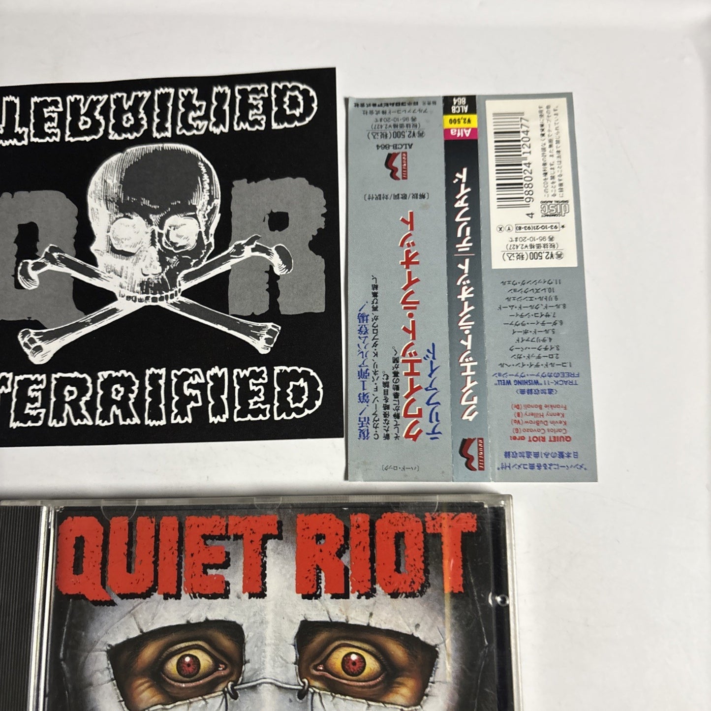 Quiet Riot – Terrified (CD, 1993) Japan Bonus Track Obi ALCB-864