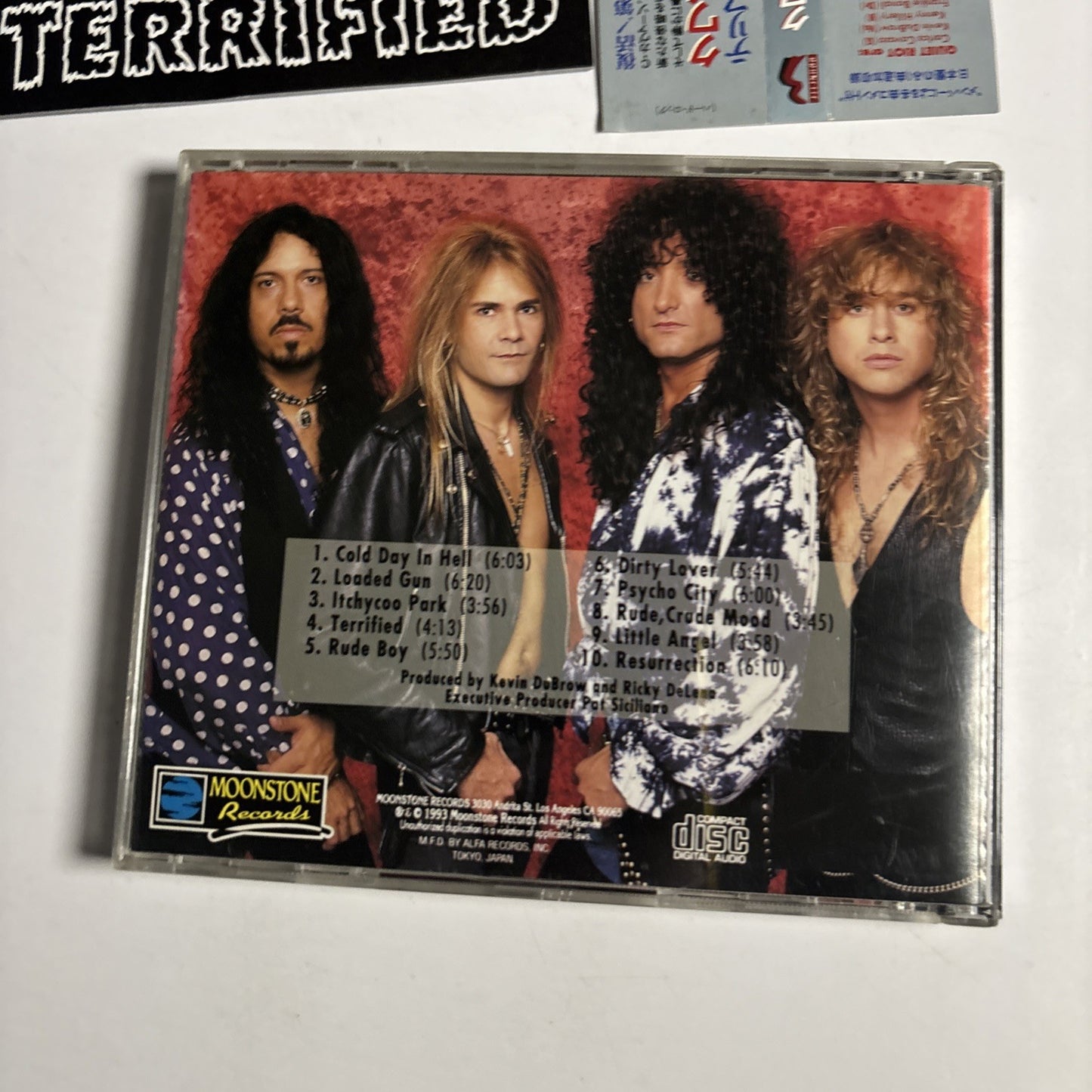Quiet Riot – Terrified (CD, 1993) Japan Bonus Track Obi ALCB-864
