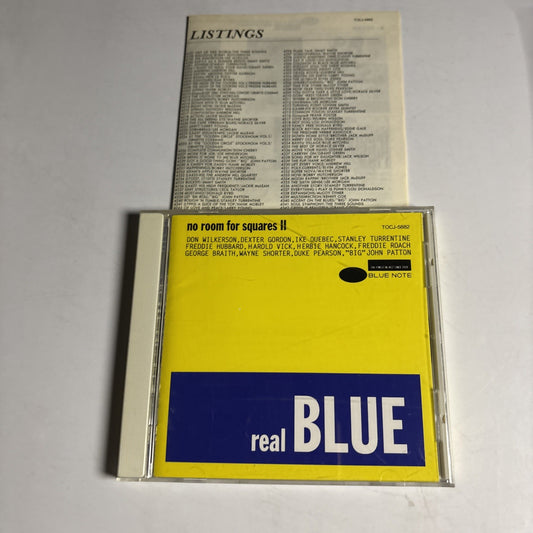 Various – Real Blue - No Room For Squares II (CD, 1994) Japan TOCJ-5882